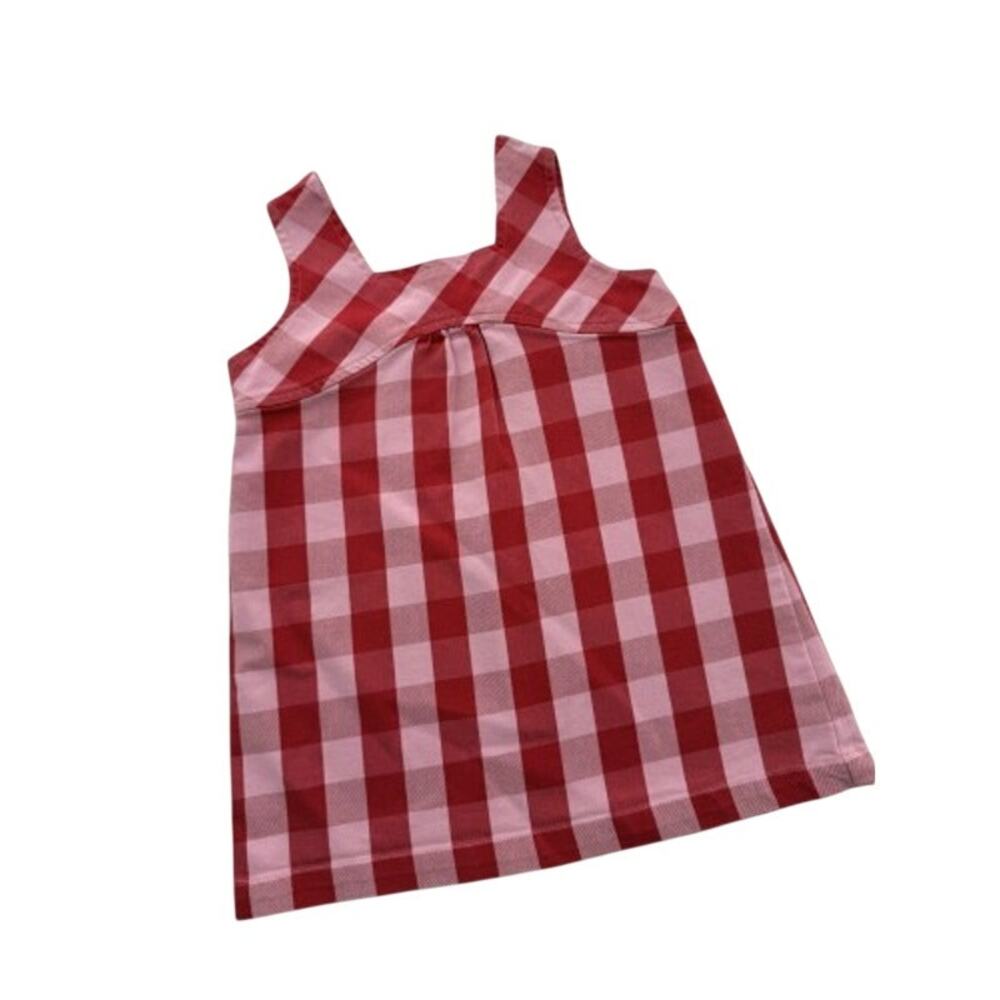 Vintage Patsy Aiken Red & Pink Checker Plaid Mini Dress 3